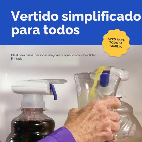 Miniatura 7 de The Magic Tap Dispensador automático de bebidas, dispensador de bebidas manos libres para refrigerador, perfecto para leche, jugo, regalos para Negro
