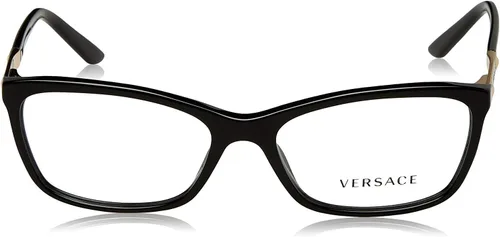 Miniatura 2 de Versace Rectangular moderno para mujer, Negro