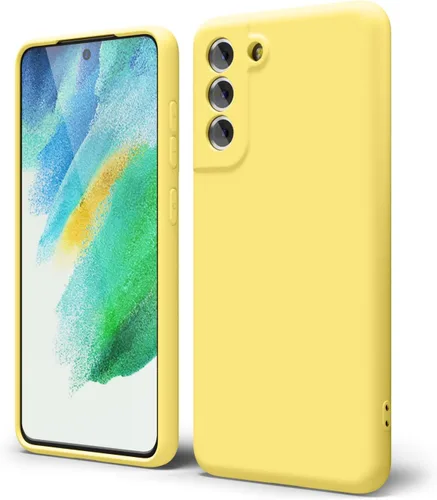 Miniatura 220 de oakxco Funda para teléfono Samsung Galaxy S21 Ultra con agarre de silicona líquida, bonita funda delgada y delgada de goma suave de TPU lisa