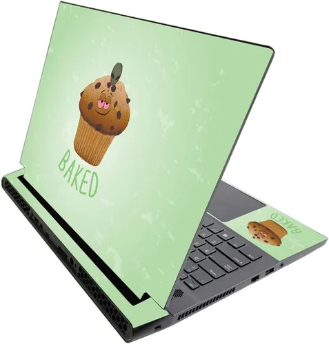 Miniatura 335 de MightySkins - Skin brillante con purpurina para Alienware M17 R3 (2020) y M17 R4 (2021) - Diversión de los años 90 Acabado duradero con purpurina