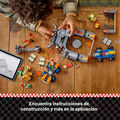 Miniatura 6 de LEGO Super Mario: Mario Kart - Juguete de construcción del castillo de Bowser para niños, juego de simulación para niños y niñas, a partir de 9