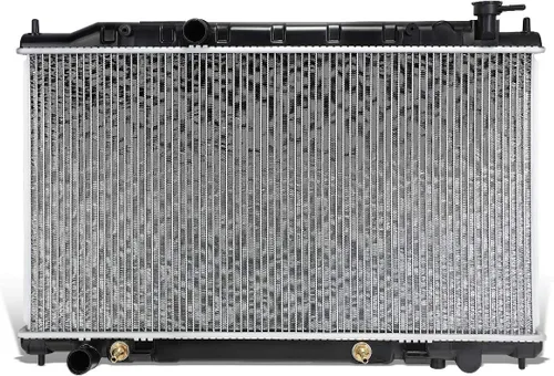 DNA Motoring OEM-RA-2414 Radiador de núcleo de aluminio estilo OE DPI 2414 compatible con 02-06 Altima AT/MT, 29-1/4 pulgadas de ancho x 15-3/4