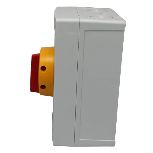 Miniatura 2 de Altech KEM360UL Y/R, Interruptor, 60 A, 600 VCA (máx.), 3, 5.354 in, 7.913 in, 5.039 in, 16, Amarillo/Rojo