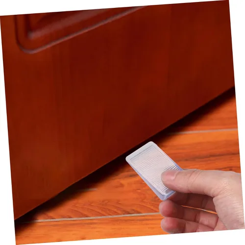 Miniatura 9 de STOBOK Cuñas de plástico para mesa, cuña de inodoro transparente, niveladoras de muebles, bloques ajustables, para bañera de hidromasaje