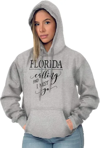 Miniatura 9 de Brisco Brands Sudadera con capucha Florida is Calling and I Must Go para mujer y hombre