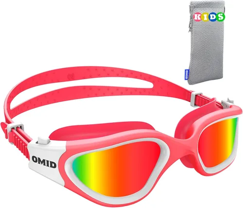 Miniatura 21 de OMID Kids Swim Goggles, P2mini Polarized Swimming Goggles Comfortable for Age 6-14