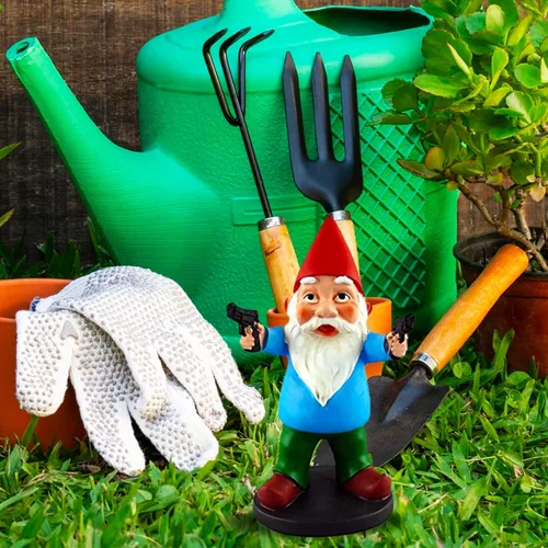 Miniatura 2 de Estatua de gnomo para jardín, de Funny Guy Mugs, Poliresina, talla única