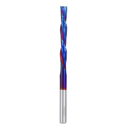 Miniatura 9 de HQMaster Broca de nariz de bola de enrutador de corte ascendente de 1/4 pulgadas de vástago de carburo sólido Broca de enrutador CNC