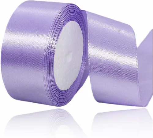 Miniatura 136 de Cinta azul de 1-1/2 pulgadas x 25 yardas, cinta de seda de satén azul real para envolver regalos, fabricación de lazos para el cabello, ramos