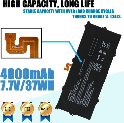 Miniatura 2 de AA-PBAN2HE - Batería para portátil compatible con Samsung Galaxy Book Go 340XDA NP340XLA XE340XDA-KA3US-RB XE340XDA-KA1US XE340XDA-KA3
