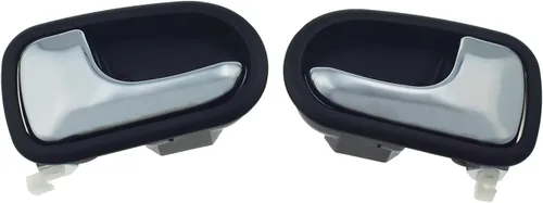 Miniatura 7 de Par de manijas de puerta interiores izquierda y derecha cromadas para Mazda Protege 626 Ford Activa Liata Tierra