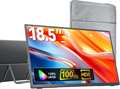 Miniatura 9 de kksmart Monitor portátil de 15.6 pulgadas 1080P FHD 86% sRGB 60Hz, monitor de viaje para laptop, MacBook Surface PC, Xbox PS5, HDMI Dual USB-C VESA
