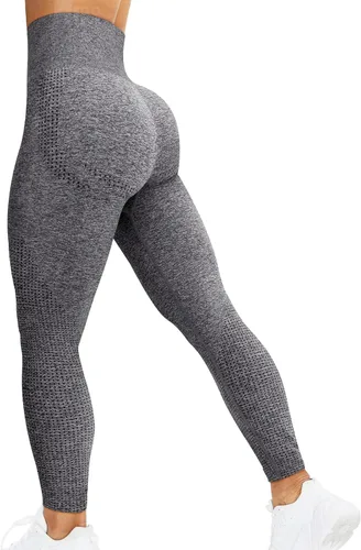 Miniatura 71 de HIGORUN - Leggings sin costuras para mujer, moldeadores, con diseño gráfico de sonrisas, de cintura alta, para el gimnasio, yoga o hacer ejercicio