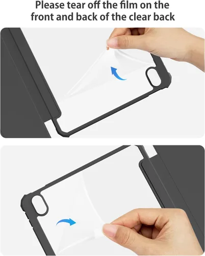 Miniatura 8 de Aoub - Estuche para iPad (A16) 11ª generación 11 pulgadas 2025, iPad 10ª generación 10.9 pulgadas 2022 con soporte para lápiz, con carcasa trasera