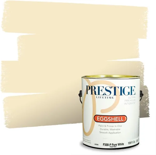 Miniatura 19 de PRESTIGE Paints Exterior Paint and Primer In One, 1-Gallon, Satin, Comparable Match of Benjamin Moore* Royal Linen* 931BM-PCM