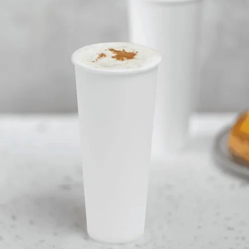 Miniatura 31 de Karat Taza de papel para café expreso de 4 oz, 1000 unidades, taza desechable para enjuague bucal, para bebidas calientes y frías, blanca (C-K504W)