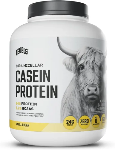 Miniatura 10 de Levels - Proteína de caseína micelar 100% sin hormonas, chocolate, 4 libras