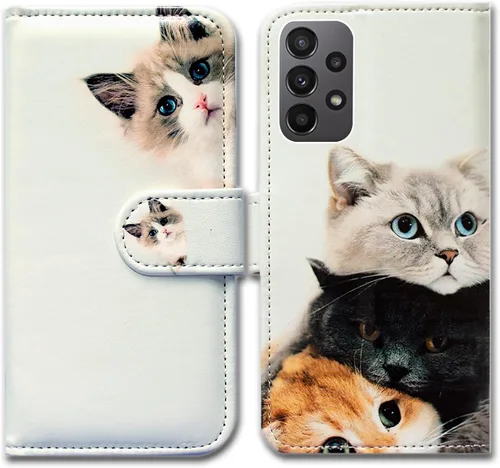 Miniatura 22 de Bcov Funda para Galaxy A23 5G, diseño de pájaro negro y verde con tapa para teléfono con ranura para tarjeta y soporte para Samsung Galaxy A23 5G
