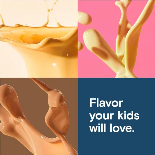 Miniatura 2 de KATE FARMS Batido de nutrición orgánica para niños sabor vainilla, 8g de proteína, 27 vitaminas y minerales, reemplazo de comida, sin gluten, sin