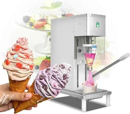 Kolice Máquina de mezcla comercial de yogur congelado de fruta fresca, máquina mezcladora de helado de batido de yogur, máquina de mezcla de helado