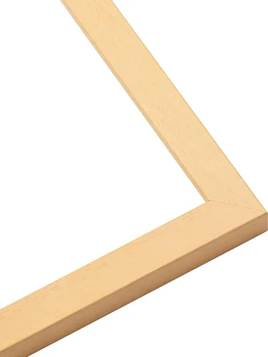 Miniatura 4 de Marco de fotos de madera real beige de 7 x 23 pulgadas de ancho de 0.75 pulgadas Profundidad del marco interior de 0.5 pulgadas Marco de fotos
