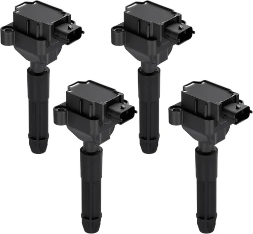 Miniatura 53 de BDFHYK Paquete de bobinas de encendido UF535 y bujías de iridio 95983 compatibles con Mercedes-Benz C230 C280 CLK350 E350 ML350 SLK280 Dodge