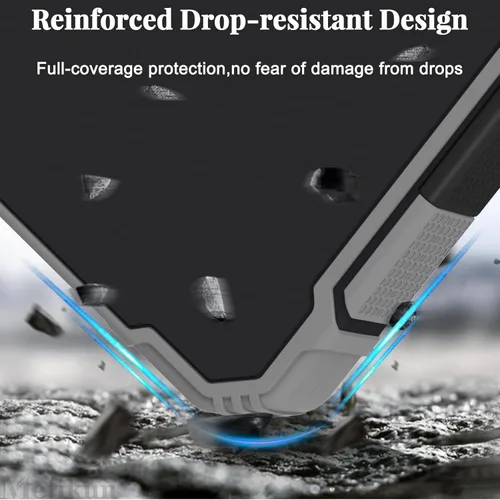Miniatura 4 de Meiikun Portapapeles con almacenamiento, protección resistente a prueba de golpes, bolsa interna para bolígrafo y clip de metal, tableros de clip