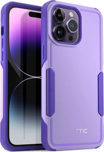 Miniatura 16 de Poetic Neon - Funda para iPhone 14 Pro Max, resistente de doble capa, delgada, a prueba de golpes, compatible con carga inalámbrica, antideslizante