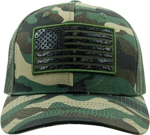 Miniatura 119 de KBETHOS Tactical Operator Collection USA Fishing Mesh Ballcap Flag Patch America Outdoors Trucker Baseball Cap