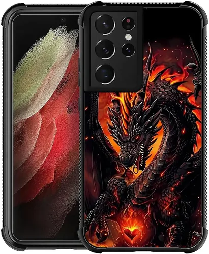 Miniatura 65 de CARLOCA Funda para Samsung Galaxy S21, Camuflaje Bandera Americana Calavera de Ciervo S21 para Hombre Mujer Chico Chica, Antiarañazos TPU Suave a