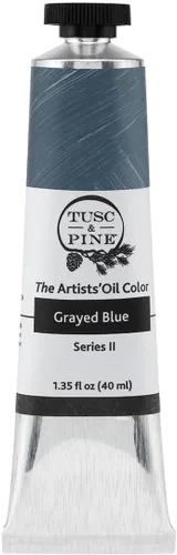 Miniatura 230 de Tusc & Pine Pintura al óleo Artist – Alizarin Crimson, 1.4 fl oz, sin amarilleo, consistencia rica y cremosa, carga máxima de pigmento, pinturas al