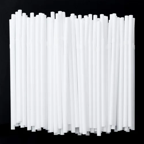 Miniatura 6 de ALINK 200 popotes flexibles negros + 200 popotes flexibles blancos
