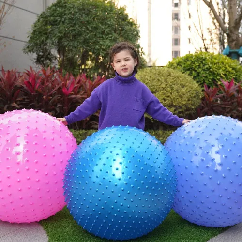Bola de Masaje Sensorial Grande para Niños, 2 Paquetes de 33.5" 85CM Bolas de Ejercicio Rebotantes para Niños Pequeños, Grandes Juguetes Inflables