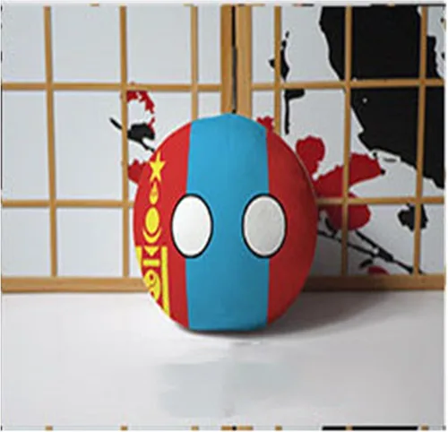 Miniatura 18 de Polandball Countryballs Muñeco de peluche Ucrania España Hungría Portugal Rumanía Grecia Austria México Polonia Ball (15,3.8 pulgadas)