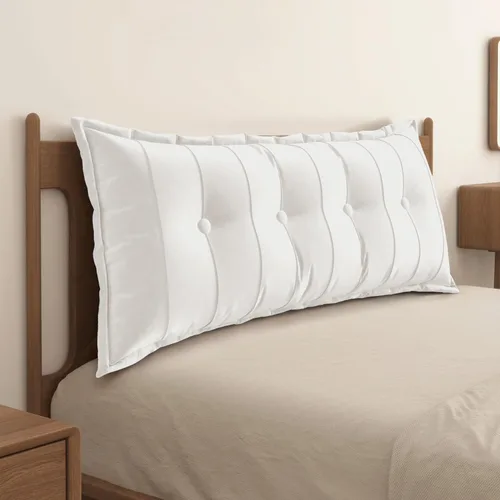 Miniatura 22 de WOWMAX Almohada rectangular para cabecero, almohada para respaldo de cama, almohada para sentarse en la cama, almohada de apoyo para la espalda