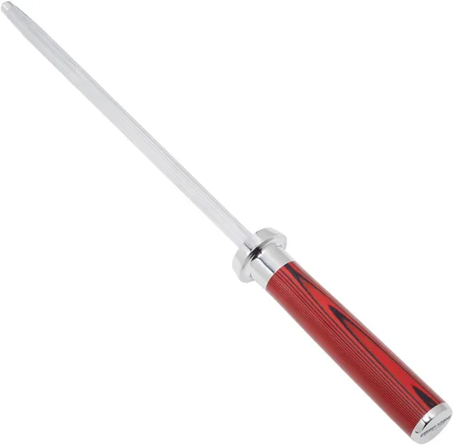 Ergo Chef Crimson Series - Mango G10 de acero magnetizado de 8 pulgadas para mayor seguridad, duradero, construido para uso diario, perfecto para