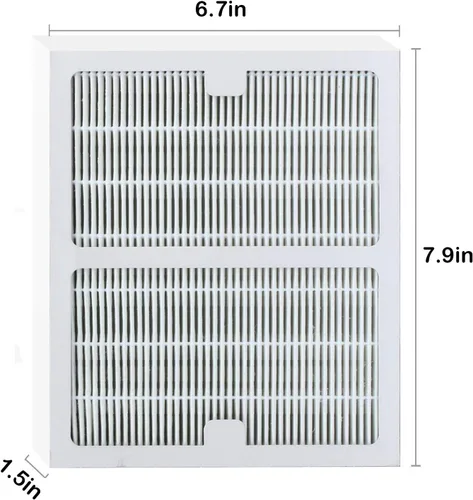 Miniatura 4 de Filtros HEPA B compatibles con purificadores de aire Idylis AC-2125, AC-2126, IAP-10-125, IAPC-40-140, IAP-10-150, IAP-10-050, modelo #IAF-H-100B, 2