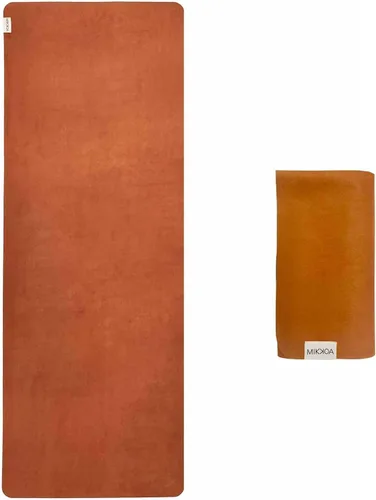Miniatura 8 de Esterilla de yoga de viaje de 0.059 in Tapete plegable y ligero Uso para viajes, mochileros, retiro de yoga, al aire libre, gimnasio, pilates