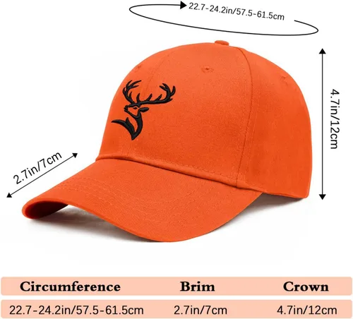 Miniatura 4 de Sombrero de capitán al aire libre, sombrero de caza, sombrero de pie grande, gorra de béisbol de montaña, gorra de camionero para hombres y mujeres
