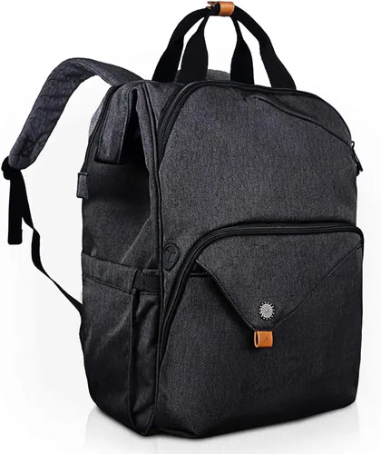 Miniatura 16 de Hap Tim - Mochila para Laptop, Mochila de Viaje para Mujer, Mochila de Trabajo, Verde Negro, Grande, Mochilas de viaje