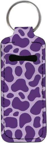 Miniatura 16 de Suobstales Chapstick - Llavero con clip en la manga de la bolsa para palillo labial, funda para bálsamo labial, protector de lápiz labial