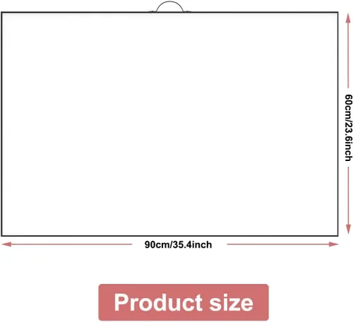 Miniatura 3 de Pizarra blanca de borrado en seco para pared, pizarra blanca magnética grande, pizarra blanca para oficina, hogar, cocina, escuela, marco