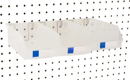 Miniatura 12 de Papeleras de Pegboard – tamaños 3.5", 5", o 7" Negro