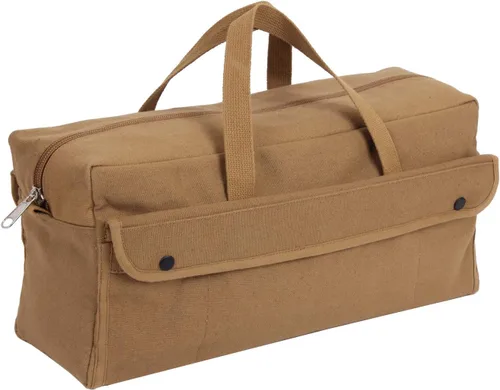 Miniatura 3 de Rothco bolsa de herramientas de lona para mecánicos jumbo - Organización resistente para equipo y herramientas Marrón Coyote