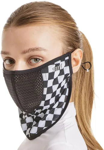 Pasamontañas KOREA (Tipo V) con protección solar UV, máscara de media cara, para golf, senderismo, correr, ciclismo y deportes al aire libre