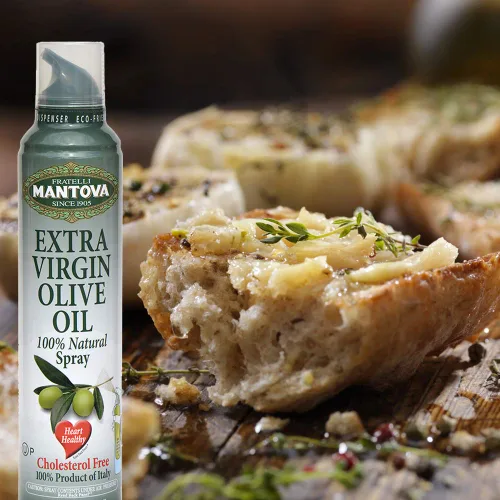 Miniatura 5 de Mantova Spray de Aceite de Oliva Extra Virgen de 8.5 onzas, Botella de Spray - Controla la Cantidad de Aceite - Ideal para Ensaladas y Cocina
