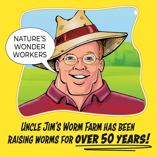 Miniatura 6 de Uncle Jim's Worm Farm Alimento orgánico para gusanos Suministro de alimentación de gusanos de 1 mes para meneadores rojos, gusanos de abono