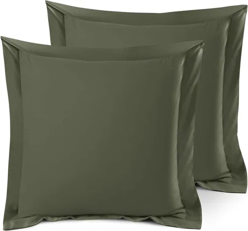 Miniatura 6 de Nestl Juego de 2 fundas tipo sham de almohada suaves - Fundas de almohada de microfibra de doble cepillado - Fundas de almohada de cama premium