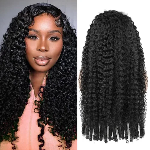Miniatura 29 de CHEETAHBEAUTY Pelucas de cabello humano brasileño ondulado profundo #4 marrón chocolate 13X6 HD de encaje frontal transparente grado 10A rizado