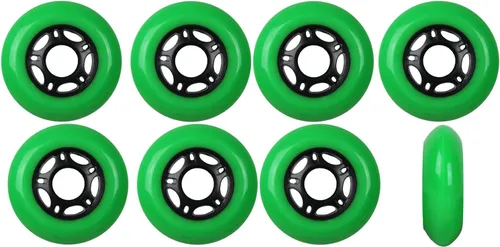 Miniatura 5 de Player's Choice Ruedas para patines en línea para exteriores, 89a, paquete de 8 unidades, elige tamaño y color, fórmula exterior para patinaje sobre